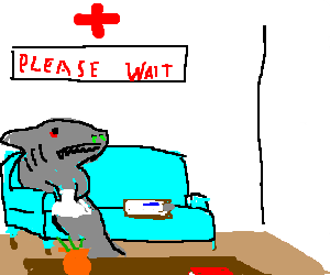 shark waiting room