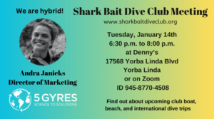 Monthly Shark Bait Dive Club Meeting